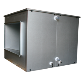Kaltwasserregister, rechts, isoliert, BxH: 500 x 800 mm